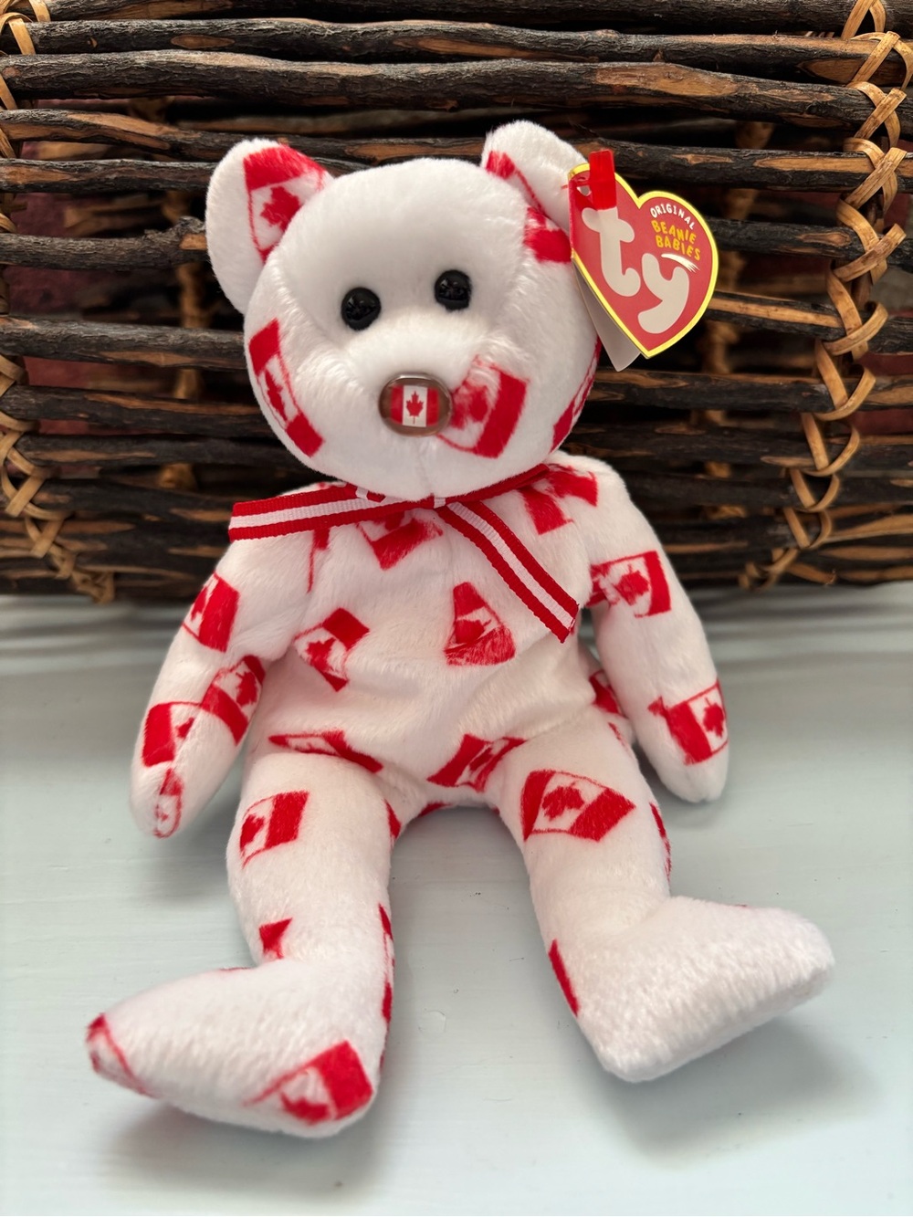 Happy CANADA DAY! TY Beanie Baby  “Discover”